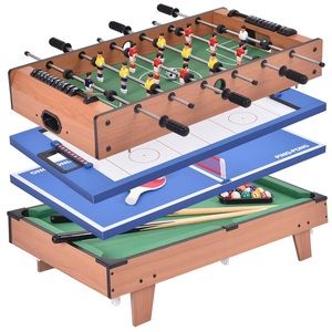 Multi Game Air Hockey Tennis Football Pool Table